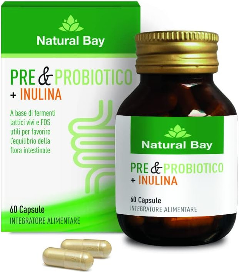 FERMENTI LATTICI PROBIOTICI E PREBIOTICI per INTESTINO + INULINA 125 Miliardi/Gr