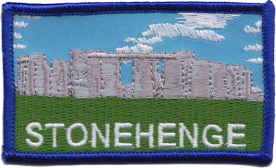 Stonehenge Monument Wiltshire County gestickter Aufnäher - SÜDWESTENVERKÄUFER