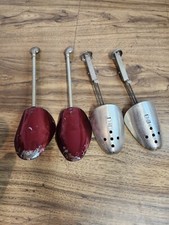 Ekco 2 Metal Shoe Trees Shapers Stretchers Insert Adjustable Vintage 2 Nevko