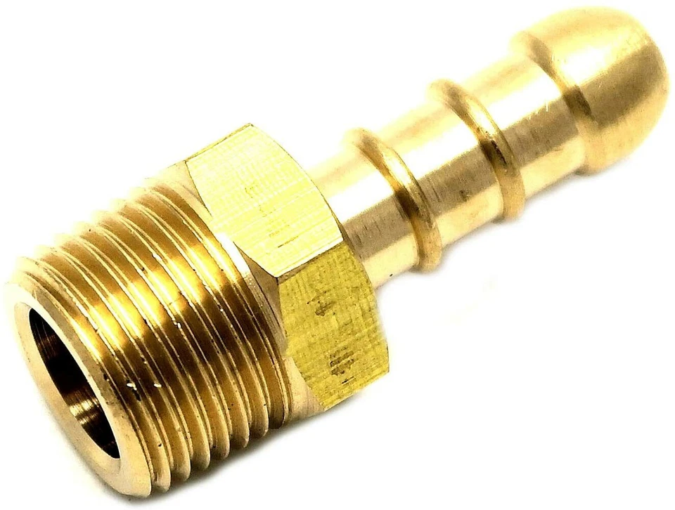 TEZLA GAS PRODUCTS 1/4” BSP Male to Nozzle (8 mm) Ideal for Gas Regulator Outlet to 8mm Gas Hose