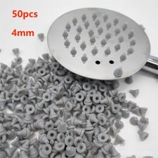 50pcs Shower Head Rubber Silicone Nozzle Nipple Replacement Water 4mm Hole