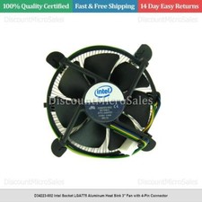 D34223-002 Intel Socket LGA775 Aluminum Heat Sink 3" Fan with 4-Pin Connector