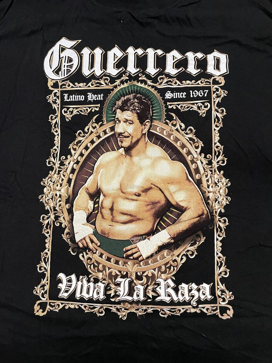 Eddie Guerrero Latino Heat Black Tee Shirt Cotton Short Sleeve | eBay