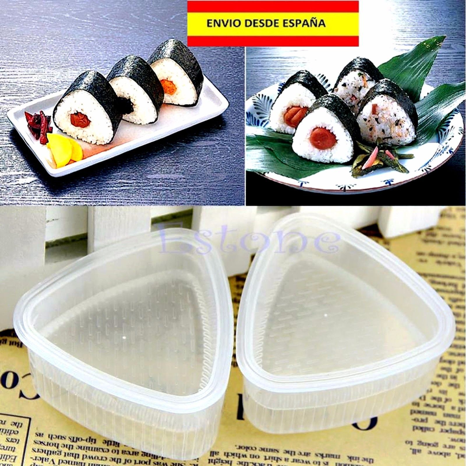 MOLDE PARA ONIGIRI SUSHI JAP�N GASTRONOM�A ORIENTAL COCINA CHEF PERFECTOS COCINA