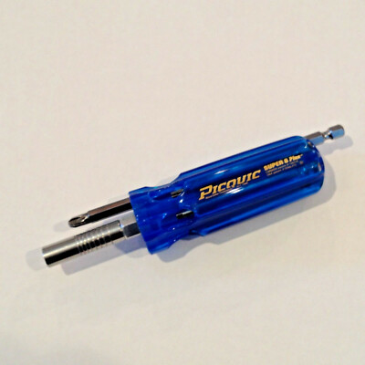 PICQUIC SUPER 8 Plus Screwdriver Multi-Bit Driver - 7 Hex Bits