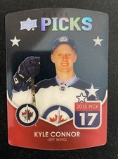 21-22 UD Series 1 Hockey SSP Clear Picks Clear Cut CP-6 Kyle Connor