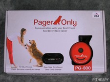 pager only dog collar