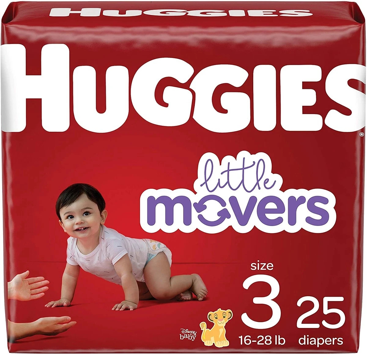 Huggies Little Movers. Diapers, Disney Baby, 6 (Over 35 lb) - 16 diapers