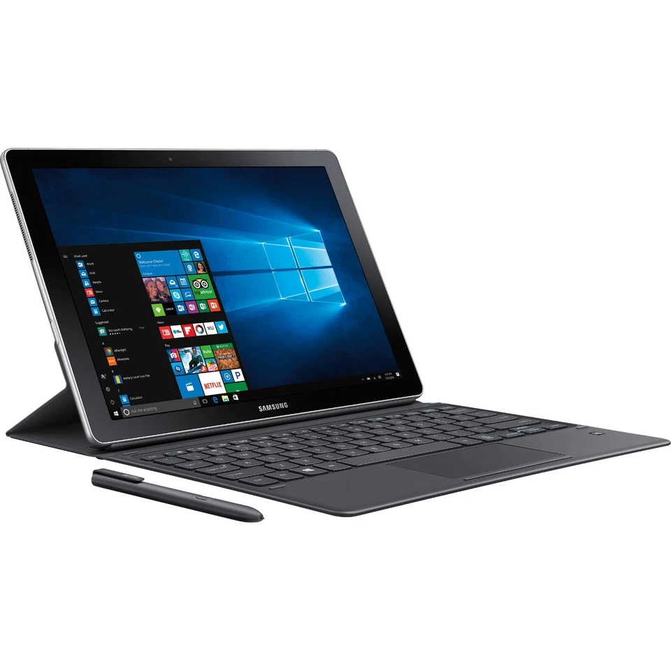 PC Samsung Galaxy Book 10,6” Windows 2 en 1 (Wi-Fi) Plateado, 4 GB RAM/64 GB de almacenamiento Foto 2 de 2