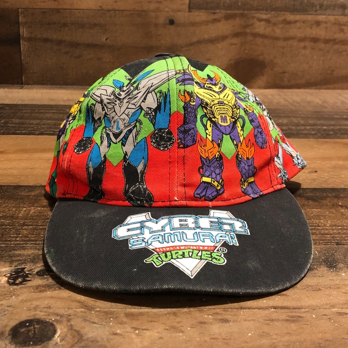 Vintage Teenage Mutant Ninja Turtles Hat Cap KIDS Cyber Samurai