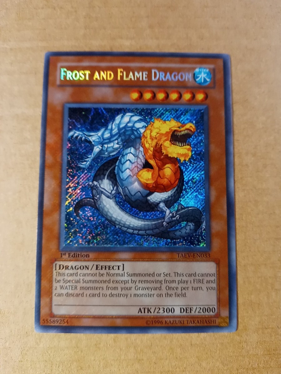 Frost and Flame Dragon TAEV-EN033 1st ed Secret Rare Yugioh MINT