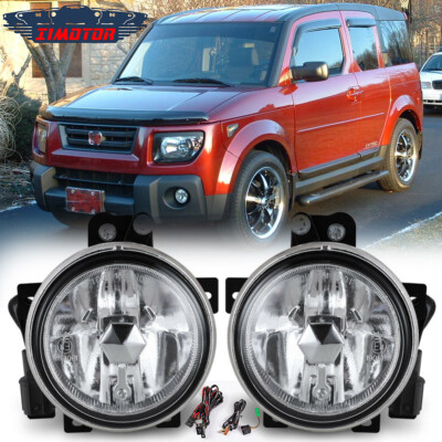 For 2003-2006 Honda Element Fog Lights Front Pair Bumper+Wiring+Switch Lamps Kit