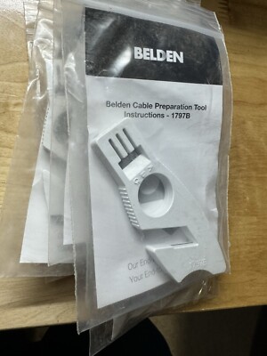 NEW! Belden Cable Prep Tool (1797B) With Instructions Cable Stripper