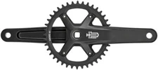 microSHIFT Sword Black 1x Crankset - 172.5mm, 9/10-Speed, 40t, 110 Asym BCD, JIS
