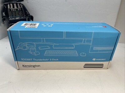 Kensington SD5350T Thunderbolt 3 40Gbps Dual 4K Dock Station/Card Reader