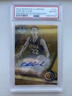 2023 Bowman University Chrome CAITLIN CLARK 46/50 Auto Gold Prospects
