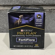 Purina Pro Plan FortiFlora Probiotics for Dogs 30 Sachets BB 9/26 