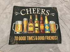 Beer Towel Bar Runner Rubber Backed