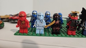 Lego Ninjago Minifig Lot NRG Cole, Zane, Kai, 9572, 9590, 9591, 9573, 9566, 9552