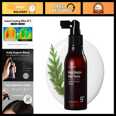Biotin Scalp Tonic for Hair Growth, Caffeine & Rosemary Oil, Nourishing Care, 12