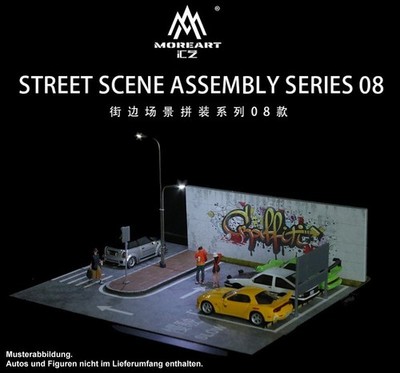 Diorama - Street Scene #8 - 22x19,5x15,5 cm  -  - More Art 1:64