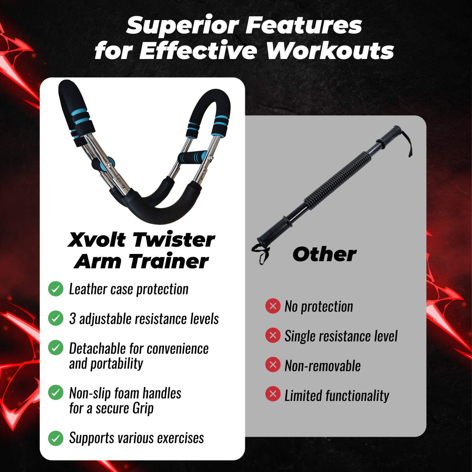 Xvolt Twister Arm Trainer Chest Workout Equipment