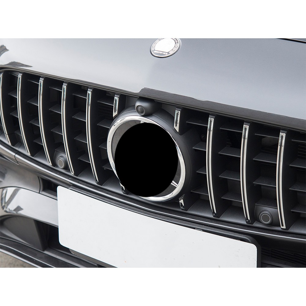 For Mercedes Benz C200 C300 W/AMG Line C43 AMG 2022+ Chrome Front Bumper Grille