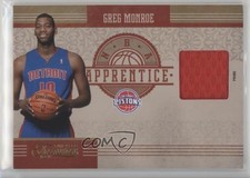 2010 Timeless Treasures NBA Apprentice Materials Prime 11/25 Greg Monroe #7 k1f