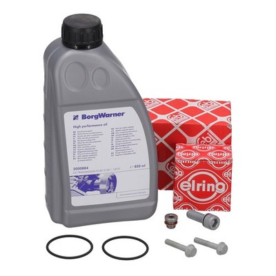 ELRING Ölwechsel Dichtungssatz BORGWARNER 850mL Öl für VAG Haldex-Kupplung Gen 5