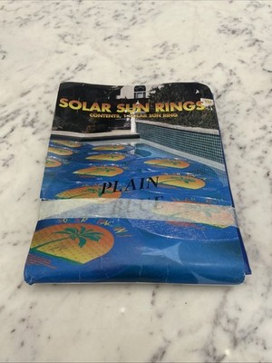 NOS Solar Sun Rings For Pool - Plain Blue