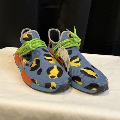 Adidas x Pharrell Williams HU NMD Altered Blue Animal Print Men Shoes size 10