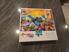 Aimee Stewart Good Vibes 1000 PC Puzzle Used Bagged Buffalo Games