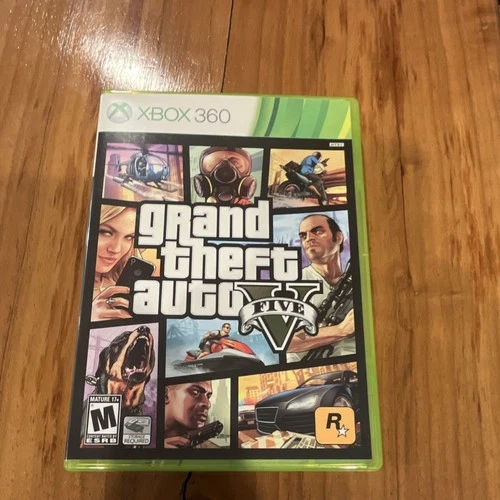 Grand Theft Auto V by Rockstar Games Xbox 360 Action Adventure M Manual Map Inc.