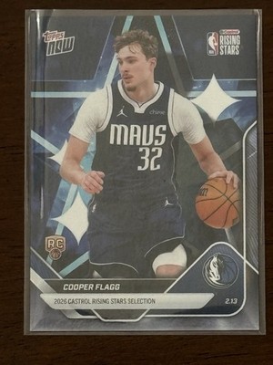 Cooper Flagg RC - 2026 Topps NOW Basketball - Rising Stars