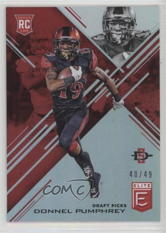 Donnel Pumphrey Panini Elite Draft Picks #183 Red