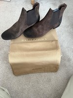 Burberry Men Chelsea Boots Size 43 Brown