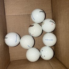 8 Titleist DT Carry Golf Balls Used