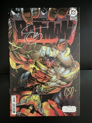 ABSOLUTE BATMAN #11 1:25 MANN SIGNED BY CLAY AND SCOTT SNYDER NM