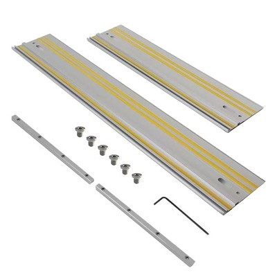 110'' Track Saw Guide Rail Compatible for Festool TS-55/TS-75 Track Saws, Trac...
