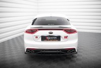 Heckansatz Diffusor V.2 Passend FüR Kia Stinger Gt-Line Mk1 Schwarz-Rot