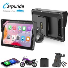 CARPURIDE W702RSPro Moto Carplay Screen with Radar BSD Wired Controller Navi GPS
