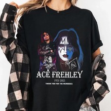 Hot Ace Frehley 1951 - 2025 Cotton Shirt Unisex Concert S-5XL SG766