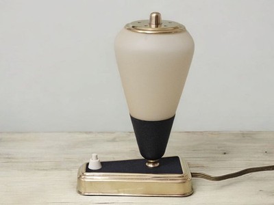alte, extrem seltene Nachttischlampe / Tischlampe, 1950er Jahre