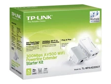 TP-Link (A/W TL-WPA4220KIT) POWERLINE HOMEPLUG AV ADAPTER KIT New