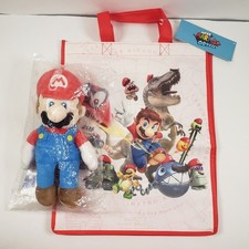 Gift Ready Little Buddy Mario Plush Super Mario Tote Bag All in One New