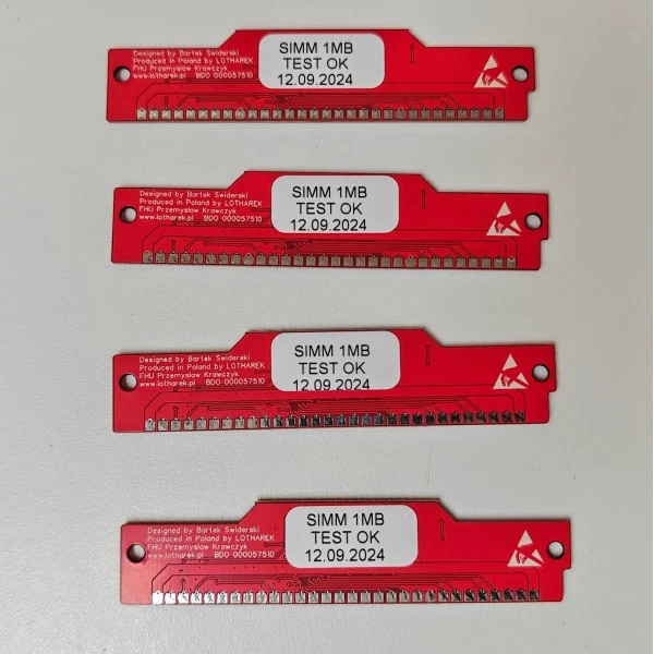 Nagelneue SIMM 30 Pin Module von Lotharek - 4MB (4x 1MB) - Bild 2 von 4