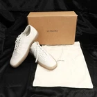 NIB Christophe Lemaire Made in Portugal Linoleum White Leather Trainers Shoes 42