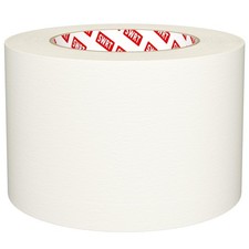 3-Inch Wide White Masking Tape, 1 Roll x 55 Yards, Clean Removal