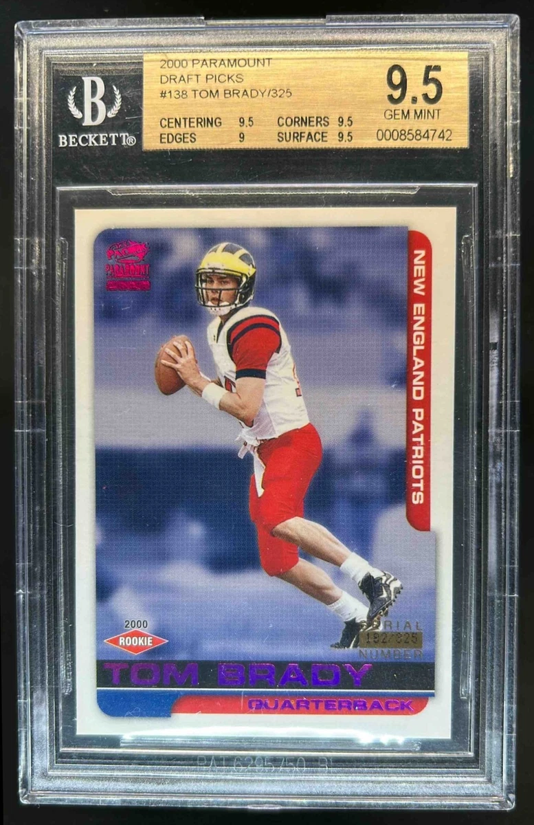 Tom Brady Football Pacific Rookie Sports Trading Cards