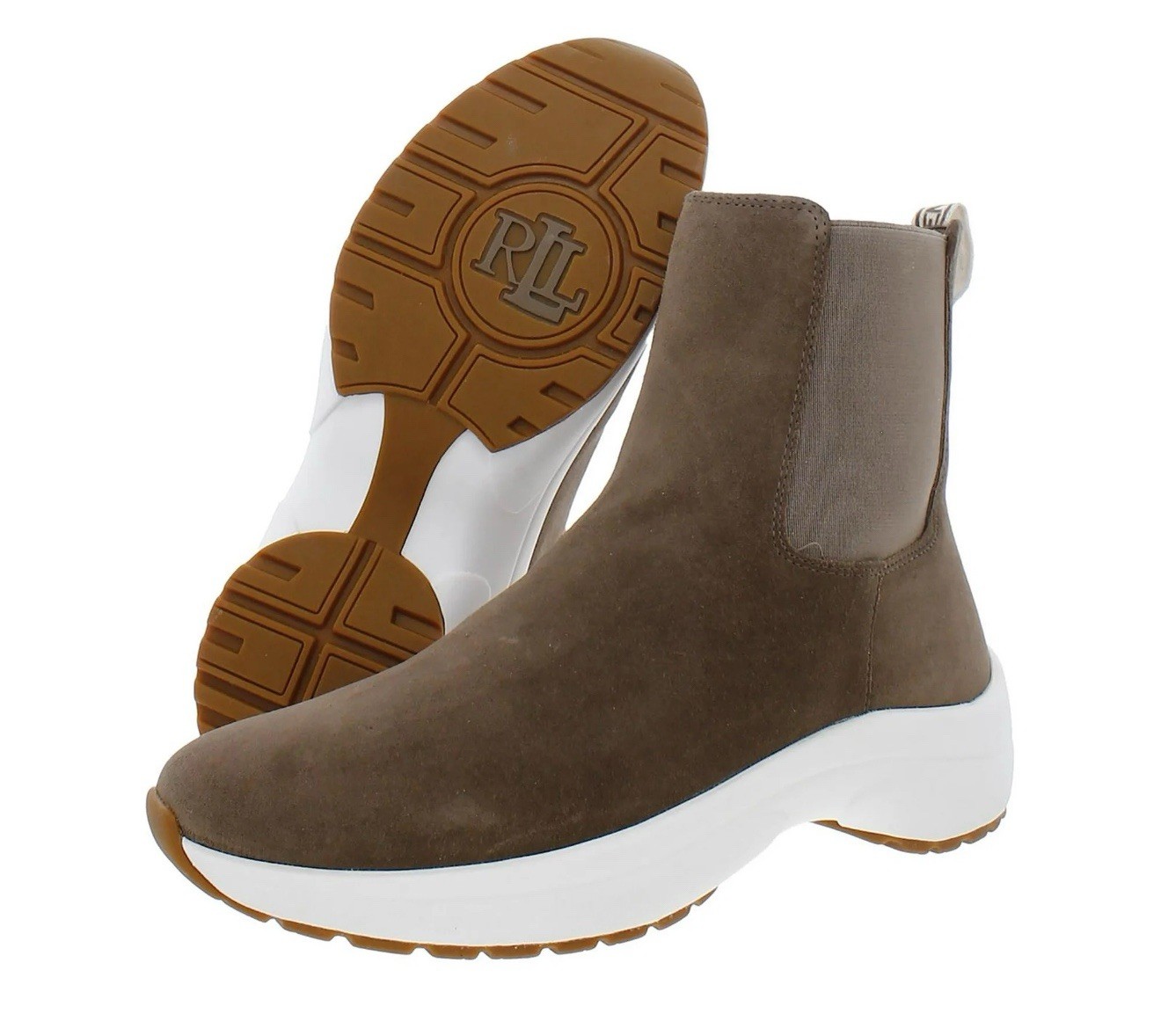 Lauren by Ralph Lauren Women’s Rylee Chelsea Slip-on Sneaker Boots